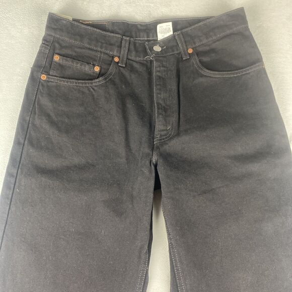 VTG 90's Levis 550 Jeans  Zip Mens 33 x36 Relaxed Fit Classic‎ Black Y2K NWT - Picture 4 of 13